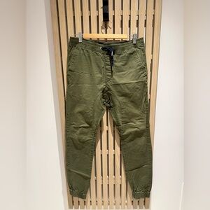Zanerobe Olive Green Chino Joggers